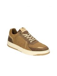 Bullboxer Skórzane sneakersy w kolorze jasnobrązowym rozmiar: 44. Brązowe buty sportowe casual Bullboxer, bez wzorów, bez zapięcia. Za 258.52 zł.