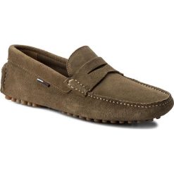 Mokasyny TOMMY JEANS - Driver EM0EM00040 Timber Wolf 248. Mokasyny marki Tommy Jeans. W wyprzedaży za 299.00 zł.
