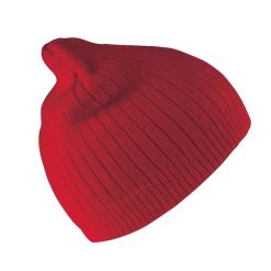 Zimowa Czapka Zimowa Z Dzianiny Unisex Z Podwójną Dzianiną. Czerwone czapki zimowe RESULT, bez wzorów, z dzianiny. Za 46.99 zł.