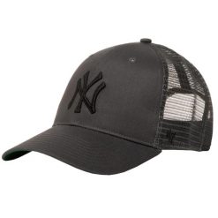 Męska czapka z daszkiem 47 Brand MLB New York Yankees Branson Cap. Szare czapki z daszkiem 47 Brand, bez wzorów, z bawełny. Za 99.99 zł.