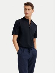 Bugatti Polo 8150-75021C Niebieski Regular Fit. Niebieskie koszulki polo Bugatti, m, bez wzorów, z bawełny, bez kołnierzyka, bez ramiączek. Za 229.99 zł.