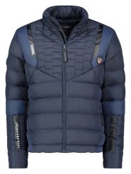 Geographical Norway Kurtka pikowana "Civan" w kolorze granatowym rozmiar: S. Niebieskie kurtki Geographical Norway, s, bez wzorów, bez kaptura. Za 163.64 zł.