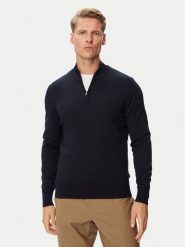BOSS Sweter H-Ebenji 50565499 Granatowy Regular Fit. Niebieskie swetry rozpinane Boss, m, bez wzorów, z wełny, bez kołnierzyka, bez ramiączek. Za 749.99 zł.