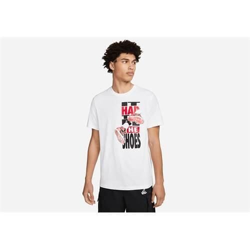 Koszulka sportowa męska Nike Air Jordan. Białe t-shirty sportowe Nike, bez wzorów, z bawełny, bez ramiączek, na fitness i siłownię. Za 159.00 zł.
