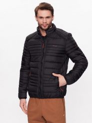 Volcano Kurtka puchowa Bartley M06190-S23 Czarny Regular Fit. Czarne kurtki Volcano, m, bez wzorów, z puchu, bez kaptura. Za 199.99 zł.