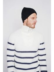 William de Faye Czapka beanie w kolorze czarnym rozmiar: onesize. Czarne czapki zimowe William de Faye, bez wzorów, z materiału. Za 56.99 zł.