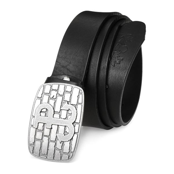 Pasek skórzany BELTIMORE r.115-130 cm W32 czarny. Czarne paski bez wzorów. Za 74.90 zł.