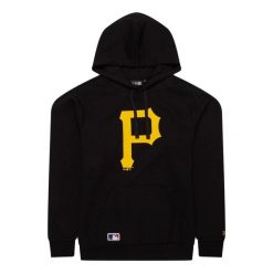Bluza z kapturem Pirates Nos MLB Regular. Czarne bluzy New Era, m, bez wzorów, z kapturem. Za 283.00 zł.