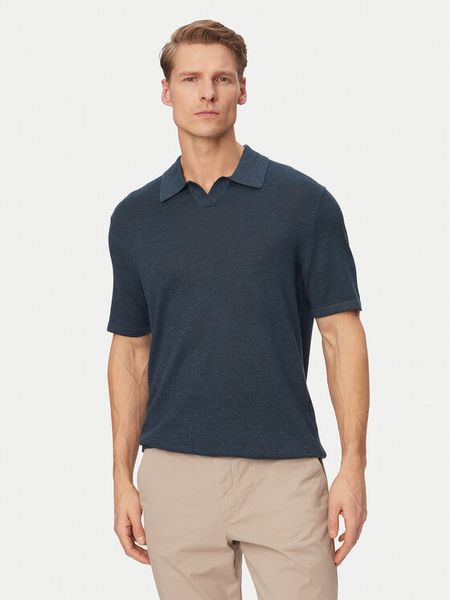Calvin Klein Polo LV04LF313G Niebieski Regular Fit. Niebieskie koszulki polo CALVIN KLEIN, m, bez wzorów, z wiskozy, bez kołnierzyka, bez ramiączek. Za 449.99 zł.