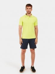 Didriksons Koszulka polo w kolorze żółtym rozmiar: L. Żółte koszulki polo Didriksons, l, bez wzorów, bez kołnierzyka, bez ramiączek. Za 134.95 zł.