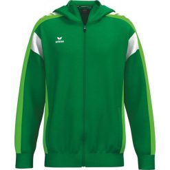 Kurtka treningowa Erima Celebrate 125 z kapturem, zielona junior. Białe kurtki 55PROTEC, bez wzorów, z tkaniny, z kapturem. Za 313.99 zł.