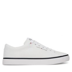 Tenisówki Tommy Hilfiger. Białe trampki Tommy Hilfiger, m, bez wzorów, bez zapięcia. Za 349.99 zł.