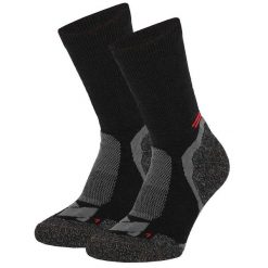 Skarpety turystyczne - Wełna Merino - Multi czarny - 2 pary. Czarne skarpety Xtreme, bez wzorów, z poliamidu. Za 143.29 zł.