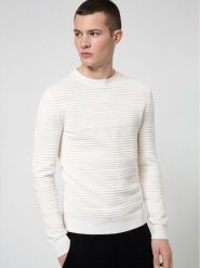 Hugo Sweter Sottor 50446415 Beżowy Regular Fit. Brązowe swetry rozpinane Hugo, m, bez wzorów, z bawełny, bez kołnierzyka, bez ramiączek. Za 629.99 zł.