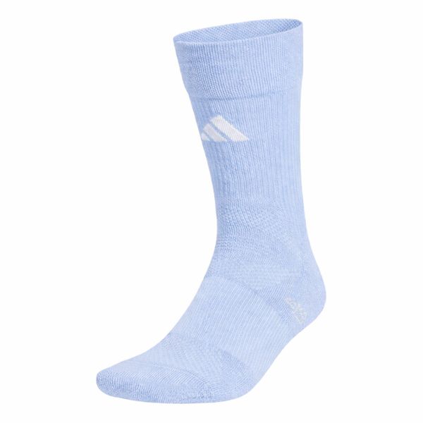 Skarpety adidas Football Crew Performance Cushioned. Niebieskie skarpety Adidas, bez wzorów, z materiału. Za 58.99 zł.