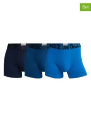 CR7 Bokserki (3 pary) w kolorze granatowo-niebieskim rozmiar: M. Niebieskie bokserki CR7, m, bez wzorów, z bawełny. Za 87.19 zł.