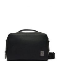 Calvin Klein Saszetka Emblem Hw Camera Bag LV04D3291G Czarny. Czarne torby na ramię CALVIN KLEIN, bez wzorów, ze skóry, bez dodatków. Za 409.99 zł.