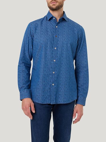 Pierre Cardin Koszula w kolorze niebieskim rozmiar: XL. Niebieskie koszule Pierre Cardin, xl, bez wzorów, z bawełny, bez kołnierzyka, bez ramiączek. Za 119.45 zł.