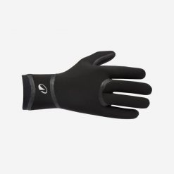 Rękawiczki surfingowe Olaian z neoprenu 3 mm. Czarne rękawiczki Decathlon, bez wzorów, z neoprenu. Za 129.99 zł.