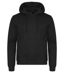 Clique Bluza z kapturem Miami z bawełny i poliestru z recyklingu – Black. Czarne bluzy z kapturem CLIQUE, uniwersalny, bez wzorów, z bawełny, z kapturem. Za 166.67 zł.