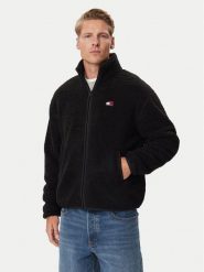 Tommy Jeans Polar DM0DM22345 Czarny Regular Fit. Czarne bluzy z polaru Tommy Jeans, m, bez wzorów, z jeansu, bez kaptura. Za 529.99 zł.