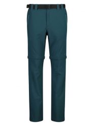 Cmp Spodnie funkcyjne Zipp-Off w kolorze turkusowym rozmiar: 58. Niebieskie spodnie treningowe długie CMP, bez wzorów, z materiału. Za 124.11 zł.