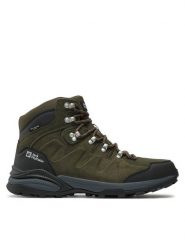 Jack Wolfskin Trekkingi Refugio Texapore Mid M 4049841 Khaki. Brązowe botki sznurowane Jack Wolfskin, bez wzorów, ze skóry, bez obcasa, bez zapięcia. Za 559.99 zł.
