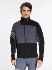 Ziener Kurtka funkcyjna "Nogah" w kolorze szaro-czarnym rozmiar: 52. Czarne kurtki outdoor i hardshell Ziener, bez wzorów, bez kaptura. Za 154.79 zł.
