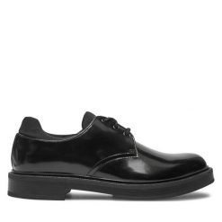 Półbuty Aldo. Czarne eleganckie półbuty Aldo, bez wzorów, bez obcasa, bez zapięcia. Za 219.99 zł.