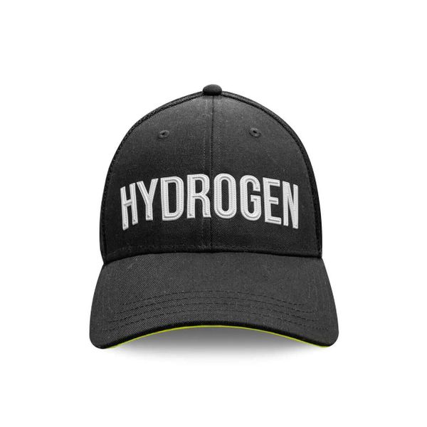 Czapka z daszkiem Hydrogen Bicolor. Czarne czapki z daszkiem HYDROGEN, bez wzorów, z materiału. Za 244.00 zł.