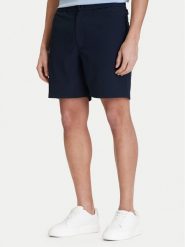 Calvin Klein Szorty materiałowe LV04LF610G Niebieski Straight Fit. Niebieskie szorty CALVIN KLEIN, m, bez wzorów, z materiału. Za 329.99 zł.