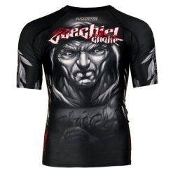 Koszulka Męska na siłownię rashguard MMA EXTREME HOBBY EZECHIEL. Czarne bielizna termoaktywna EXTREME HOBBY, m, bez wzorów, z bawełny, bez ramiączek, na fitness i siłownię. Za 199.00 zł.