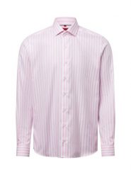 Finshley & Harding koszula biznesowa - non-iron Mężczyźni Slim Fit Bawełna różowy, 39. Czerwone koszule Finshley & Harding, m, bez wzorów, z bawełny, bez kołnierzyka, bez ramiączek. Za 229.95 zł.