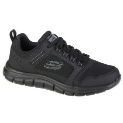 Buty sportowe Sneakersy męskie, Track-Knockhill. Czarne buty sportowe casual Skechers, bez wzorów, bez zapięcia. Za 249.99 zł.