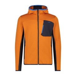Bluza męska rowerowa CMP 34G1527. Brązowe bluzy z kapturem CMP, l, bez wzorów, z materiału, z kapturem. Za 409.99 zł.