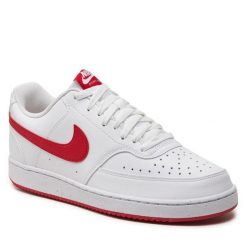 Sneakers Nike Court Vision Low NN 101 białe uniwersytecki czerwony. Czerwone buty do koszykówki Nike, bez zapięcia, do koszykówki, nike court. Za 359.55 zł.