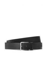BOSS Pasek Ther 50481023 Czarny. Czarne paski Boss, bez wzorów, ze skóry. Za 449.99 zł.
