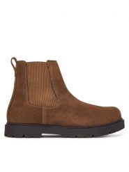 Birkenstock Sztyblety Highwood Slip On 1033155 Brązowy. Brązowe botki sznurowane Birkenstock, bez wzorów, ze skóry, bez obcasa, bez zapięcia. Za 854.99 zł.