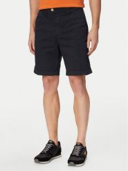 Aeronautica Militare Szorty materiałowe 261BE0278UCT04292 Granatowy Regular Fit. Niebieskie szorty Aeronautica Militare, m, bez wzorów, z bawełny. Za 539.99 zł.