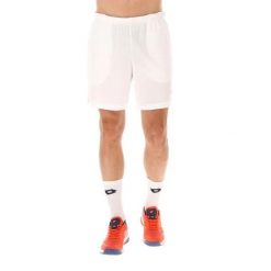 Spodenki tenisowe męskie Lotto Squadra III short 7. Białe krótkie spodenki sportowe Lotto, m, bez wzorów, z materiału. Za 145.00 zł.