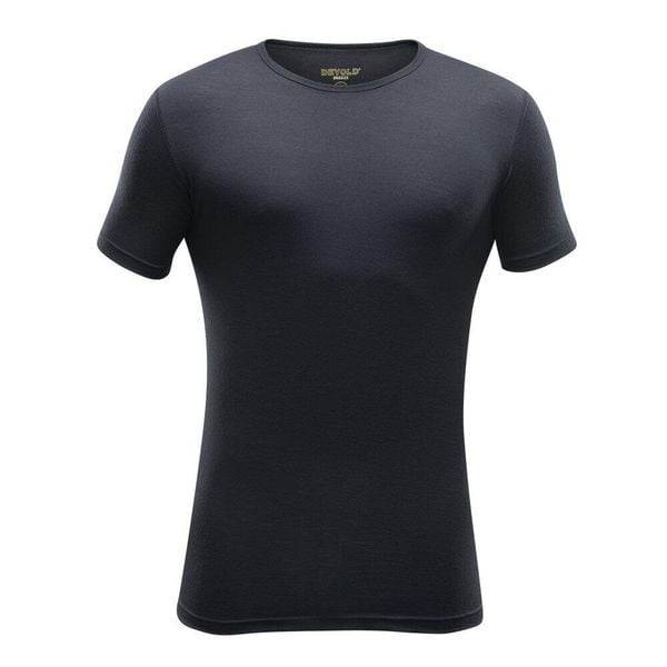 Koszulka termoaktywna Devold Breeze Merino 150 T-Shirt. Czarne bielizna termoaktywna Devold, m, bez wzorów, z materiału, bez ramiączek, outdoorowe. Za 384.99 zł.