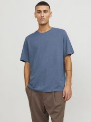 Jack & Jones Koszulka "Paulos" w kolorze niebieskim rozmiar: M. Niebieskie bezrękawniki Jack & Jones, m, bez wzorów, z bawełny, bez kołnierzyka, bez ramiączek. Za 41.95 zł.