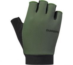 Rękawiczki rowerowe EXPLORER, khaki. Zielone rękawiczki Shimano, na lato, bez wzorów, z elastanu. Za 132.85 zł.