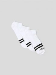 Skarpetki frotte 3 pack - biały. Białe skarpety Sinsay, bez wzorów. Za 12.99 zł.