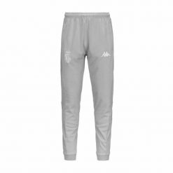 Spodnie treningowe AS Monaco Arufinzip Pro 7 2023/24. Szare spodnie treningowe długie Kappa, l, bez wzorów, z materiału. W wyprzedaży za 217.90 zł.