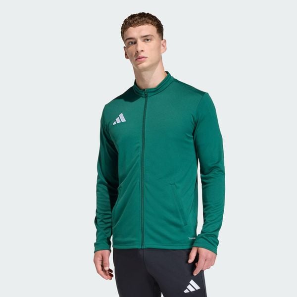 Bluza dresowa Entrada26. Białe bluzy z kapturem Adidas, l, z aplikacjami, z dresówki, z kapturem. Za 127.99 zł.