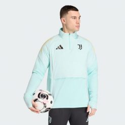 Bluza Juventus Tiro 25 Competition Winterized. Niebieskie bluzy bez kaptura Adidas, s, bez wzorów, bez kaptura. Za 369.00 zł.