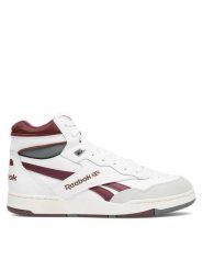 Reebok Sneakersy BB 4000 II Mid 100033844 Biały. Białe buty sportowe casual Reebok, bez wzorów, ze skóry, bez zapięcia. Za 329.99 zł.