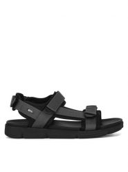Lasocki Sandały EZRA-01 MI25 Szary. Szare sandały Lasocki, z materiału, bez zapięcia. Za 111.99 zł.
