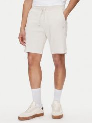 Calvin Klein Jeans Szorty sportowe J30J327247 Beżowy Regular Fit. Brązowe krótkie spodenki sportowe Calvin Klein Jeans, m, bez wzorów, z jeansu. Za 299.99 zł.